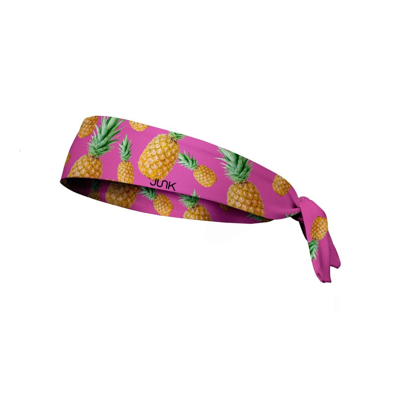 JUNK Brands Flex Tie Headband - Moisture-Wicking, Performance Fabric, Non-Slip, Sports Sweatband for Men & Women - One Size - Tropicana - Image 1